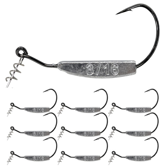 Dragon Keeper weighted swimbait hook 3pk