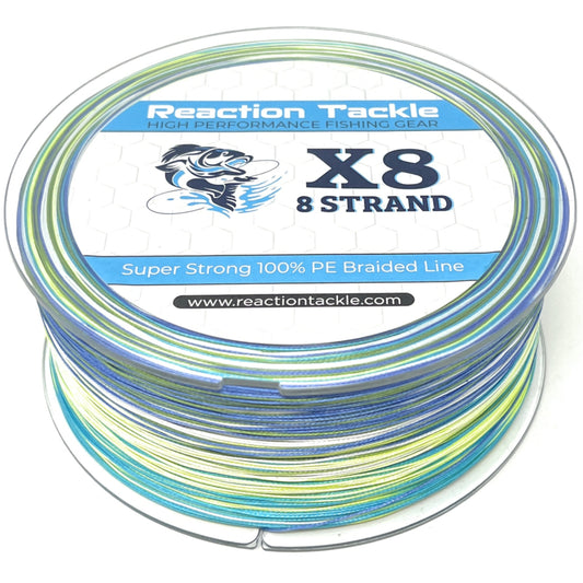 Reaction Tackle Braided Fishing Line- Various Sizes and Colors - Lacadives