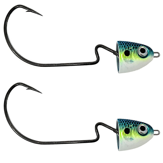 DAMIDEL 30Pcs/Box Jig Heads Swimbait Fishing Hooks add Classic  Lures Baits kit, 3D Eyes/Spinner Blades, 25 Pcs Bodies- 5 Pcs Jigs Heads :  Everything Else
