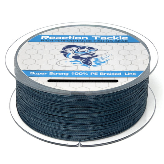 Reaction Tackle Braided Fishing Line- NO FADE Red