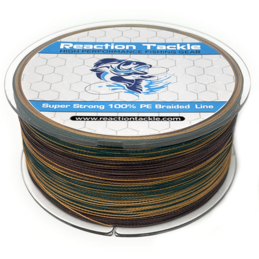 Reaction Tackle Braided Fishing Line- Moss Green