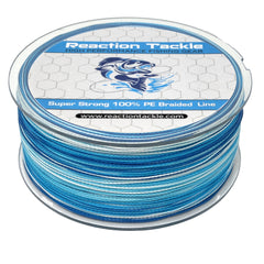 Reaction Tackle X8 Braided Fishing Line- Moss Green 8 Strand, Reaction  Tackle