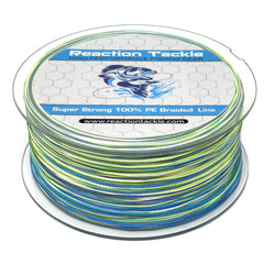Reaction Tackle Braided Fishing Line- White, Reaction Tackle