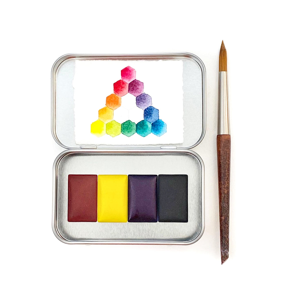 Ultralight Artist Quality Watercolor Palettes for Travel by Portable Painter