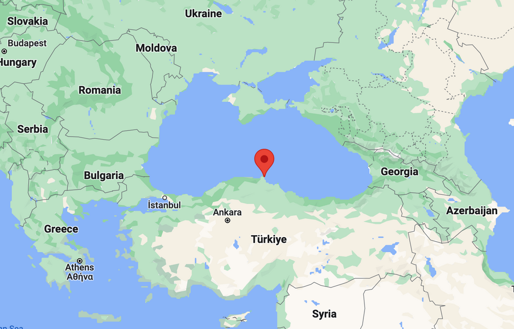 Location of Sinop