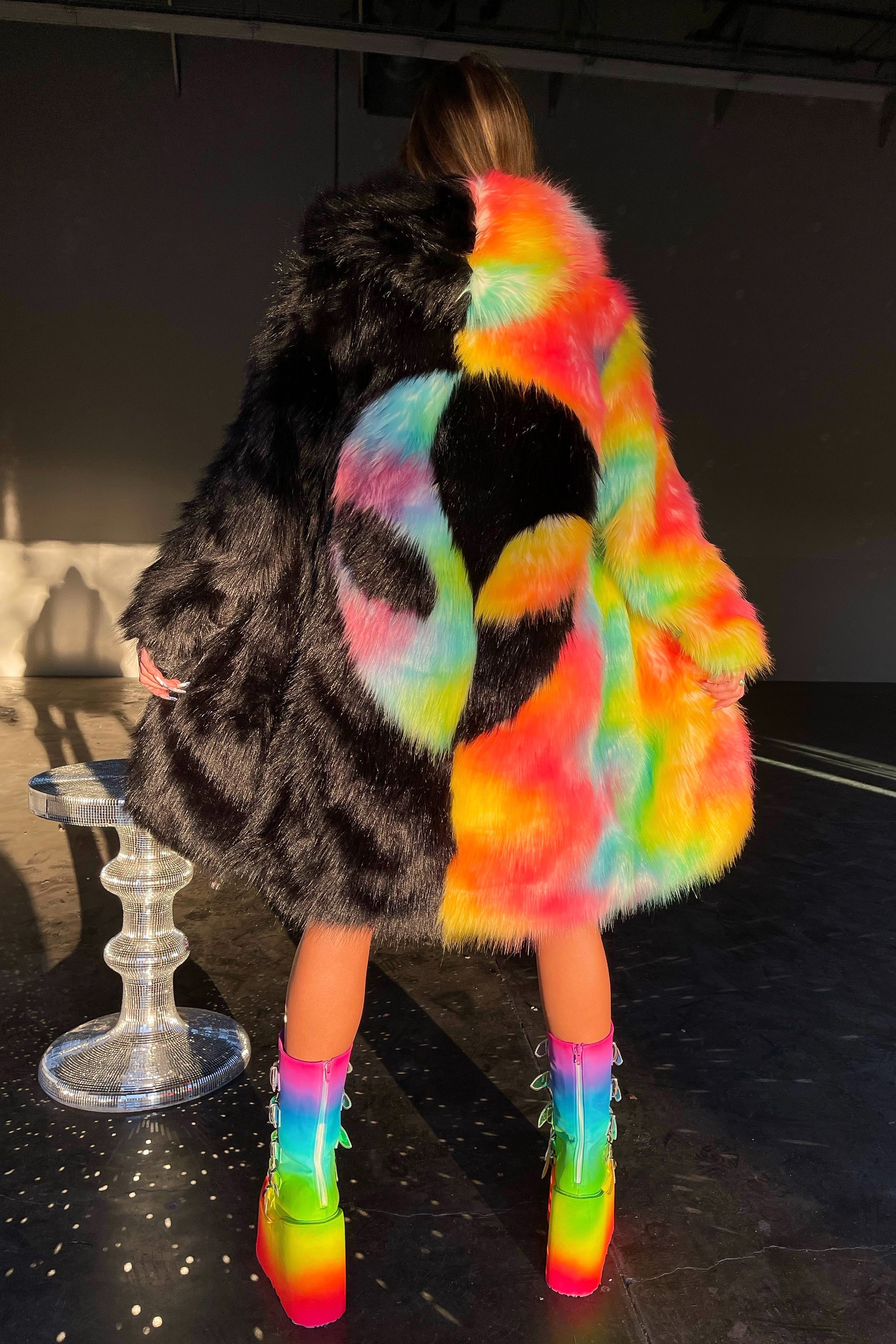 Area 51 Coat - Rainbow