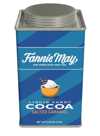 Best Candy In The World 2021 Fannie May© Liquid Candy Salted Caramel Cocoa (6.25oz Square Tin 