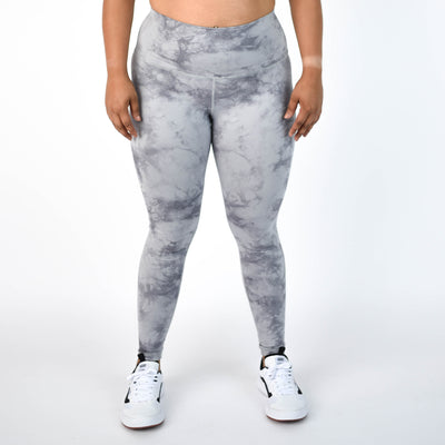 Fleo Bottoms  Womens Super High Leggings - Bounce Fabric Ebony