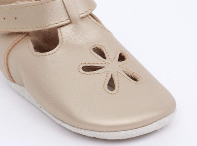 Bobux Daisy Soft Sole Shoes in Gold for 