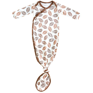 Blitz Newborn Knotted Gown - The Attic Boutique
