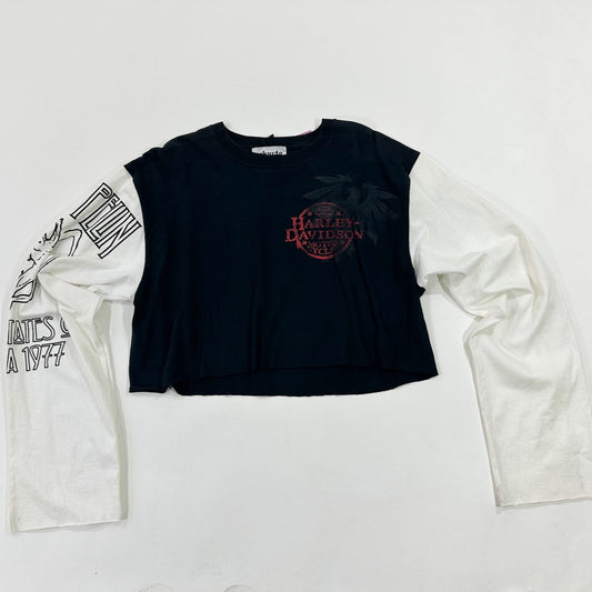 Cropped Rock Band Reworked Band Tee – URBNVTG