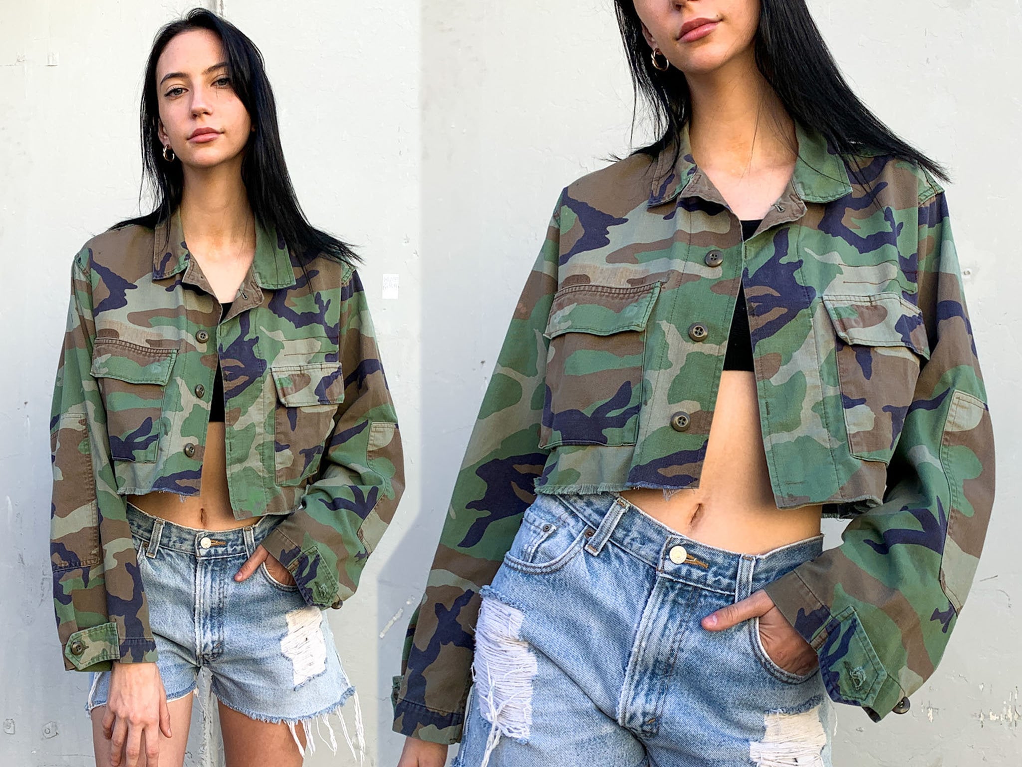 Cropped Camo 