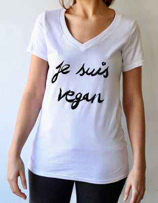 Je Suis Vegan Unisex T shirt Vegan Club