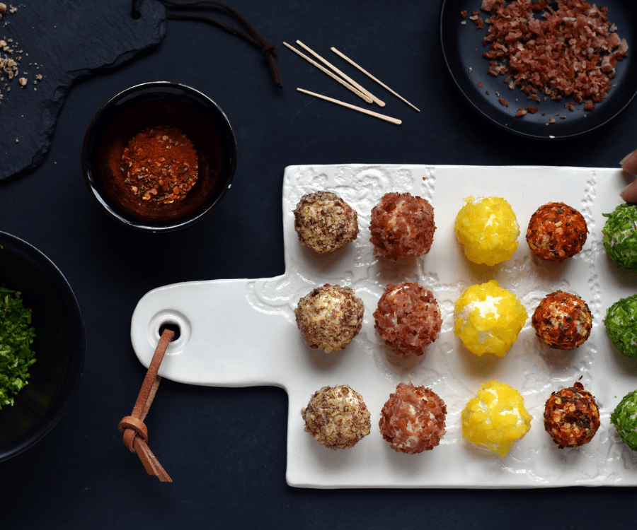 different types of cheese balls