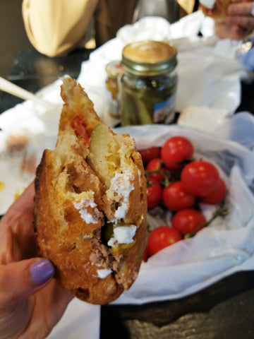 Picnic Sandwich with Goat Cheese