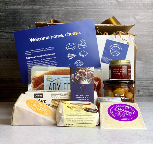 cheese subscription with accompaniments