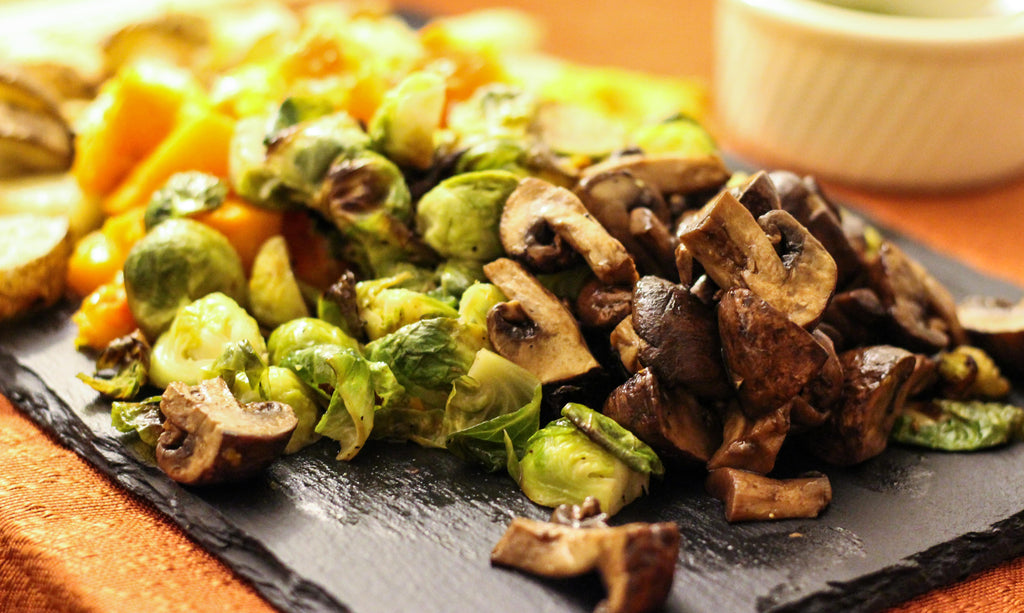 roasted vegetables for fondue