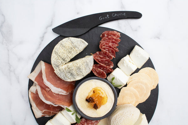 use a separate knife for each cheese on your charcuterie board