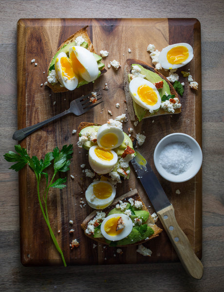 Hard-Boiled Egg and Herb Toast Recipe