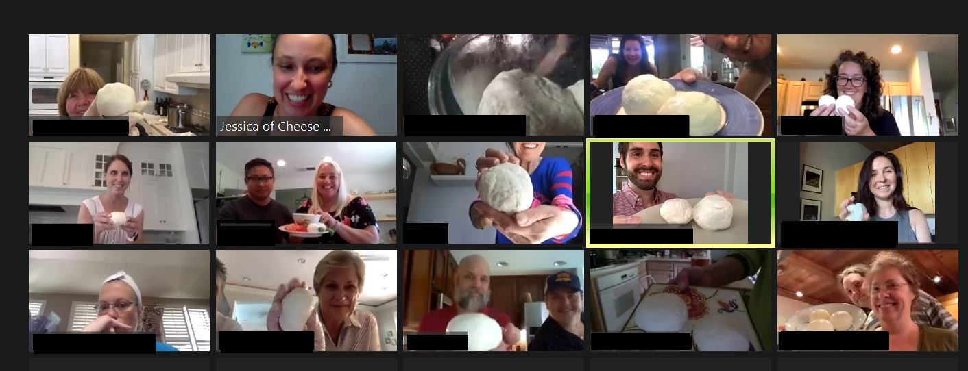 virtual mozzarella making class