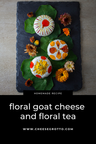 floral goat cheese recipe