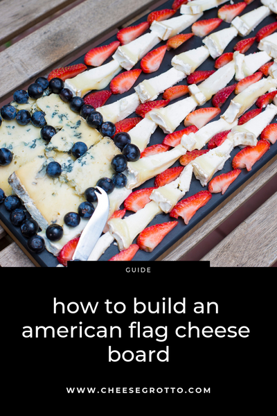 How to Build an American Flag Cheese Board