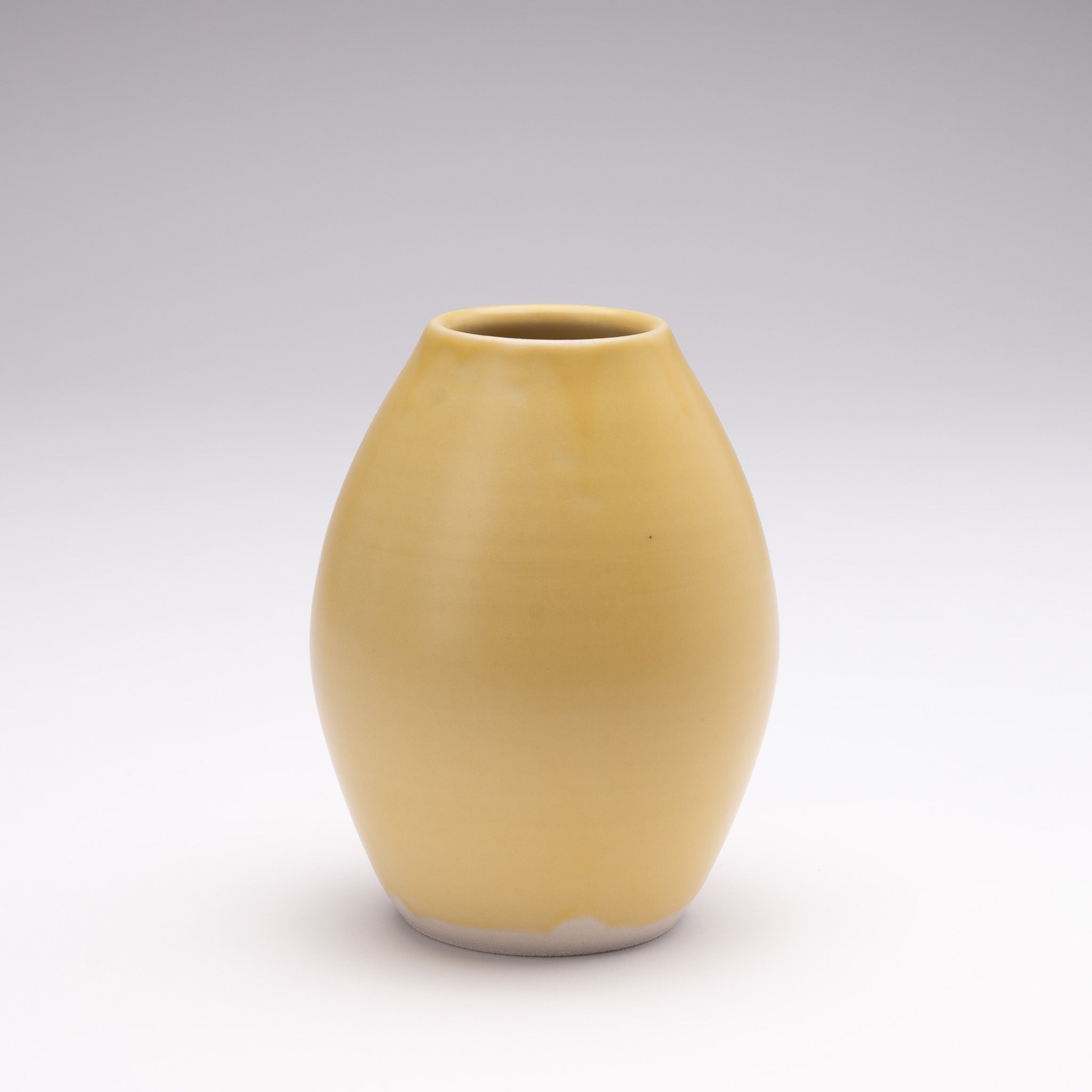 Matte Yellow Vase