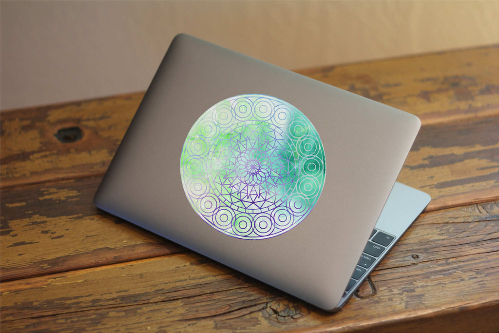 Download Beautiful Water Color Mandala Printed Decal For Laptops Windows And M Azvinylworks