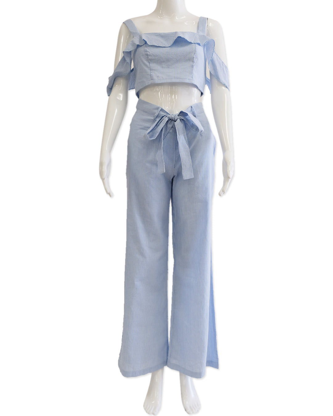 crop top with jumpsuit