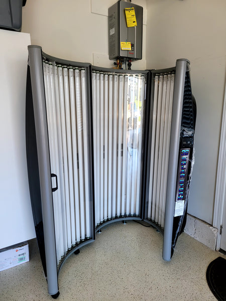 ESB Oasis 36 Stand-Up Tanning Booth (120v) delivered and installed.