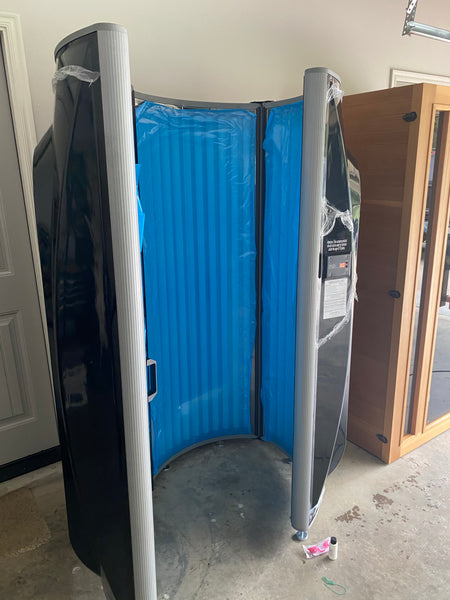 ESB Oasis 36 Stand-Up Tanning Booth (120v) Manual Commercial Tanning unit for Residential Use