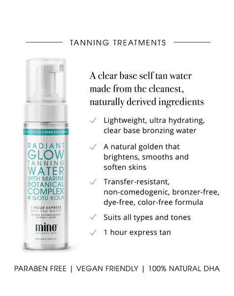 MineTan Radiant Glow Self Tan Water