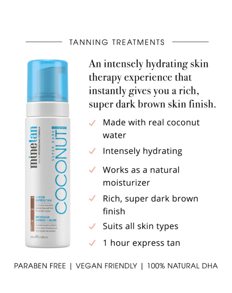 MineTan Coconut Water Self Tan Foam