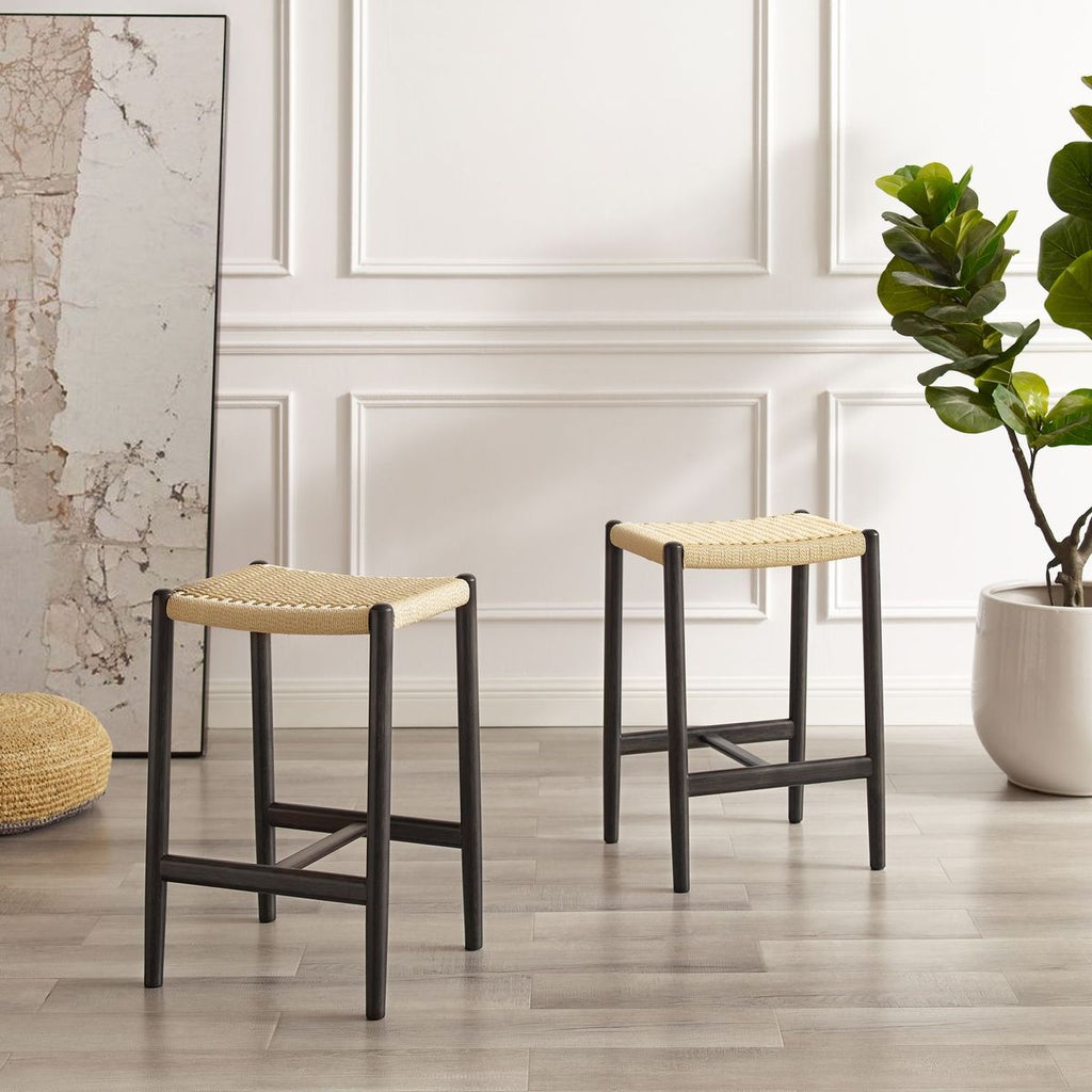 Greenington LEIF Counter Height Stool - Caviar