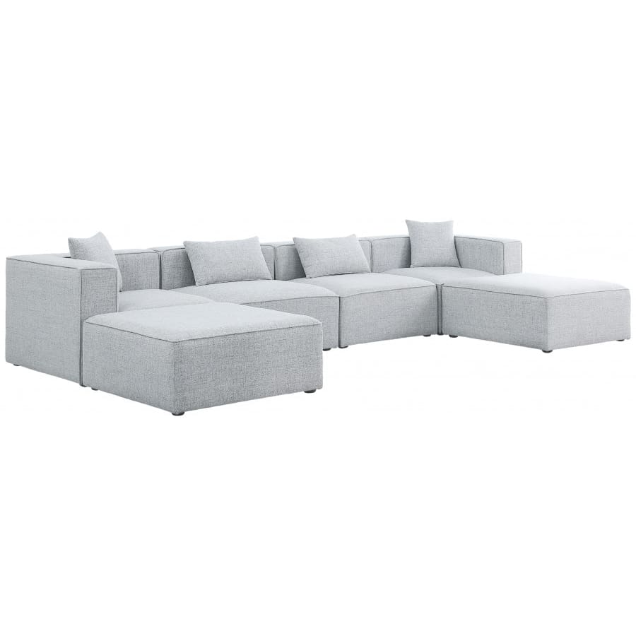 Meridian Furniture Cube Modular Sectional 6B