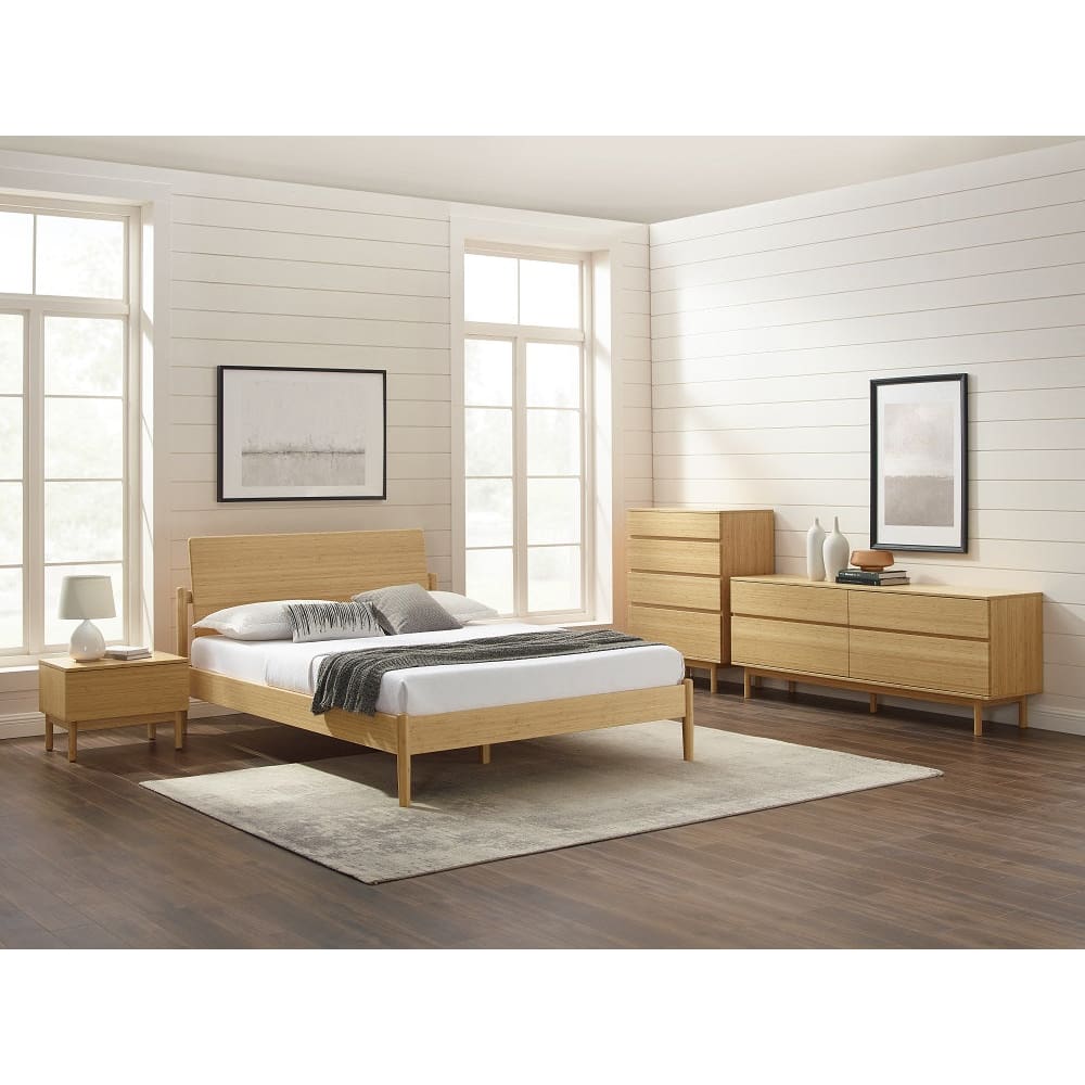 Greenington Monterey Queen Platform Bed Wheat - Bedroom Beds