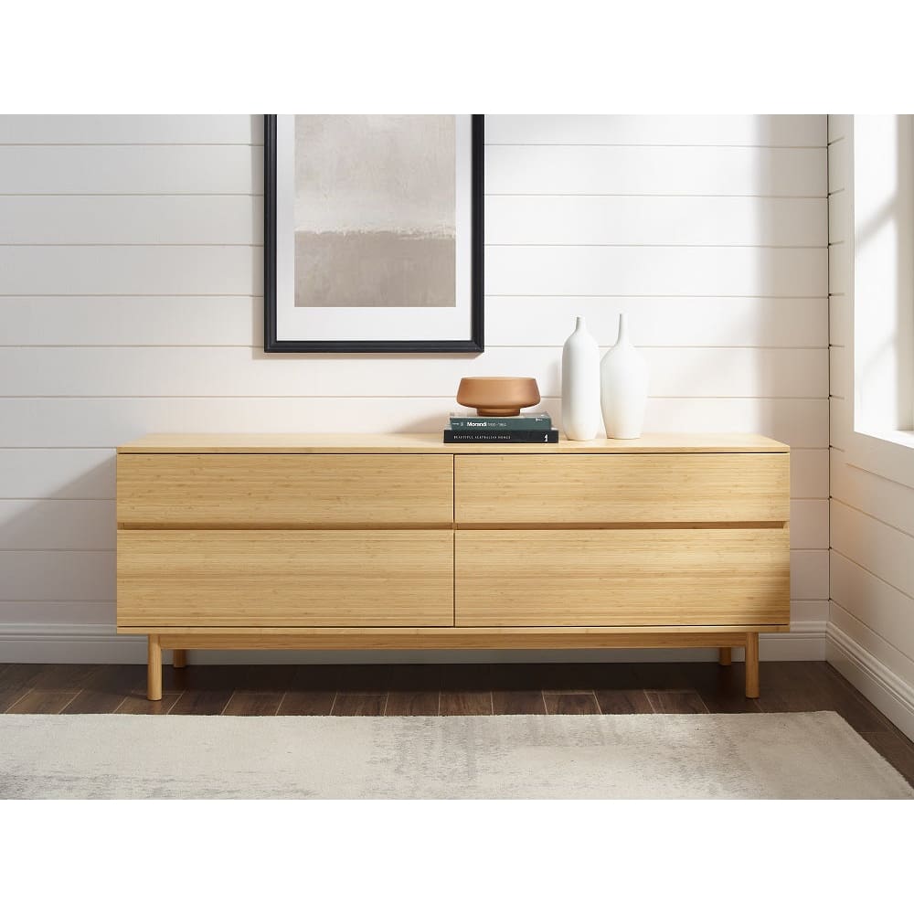 Greenington Monterey 4 Drawer Double Dresser Wheat - Dressers