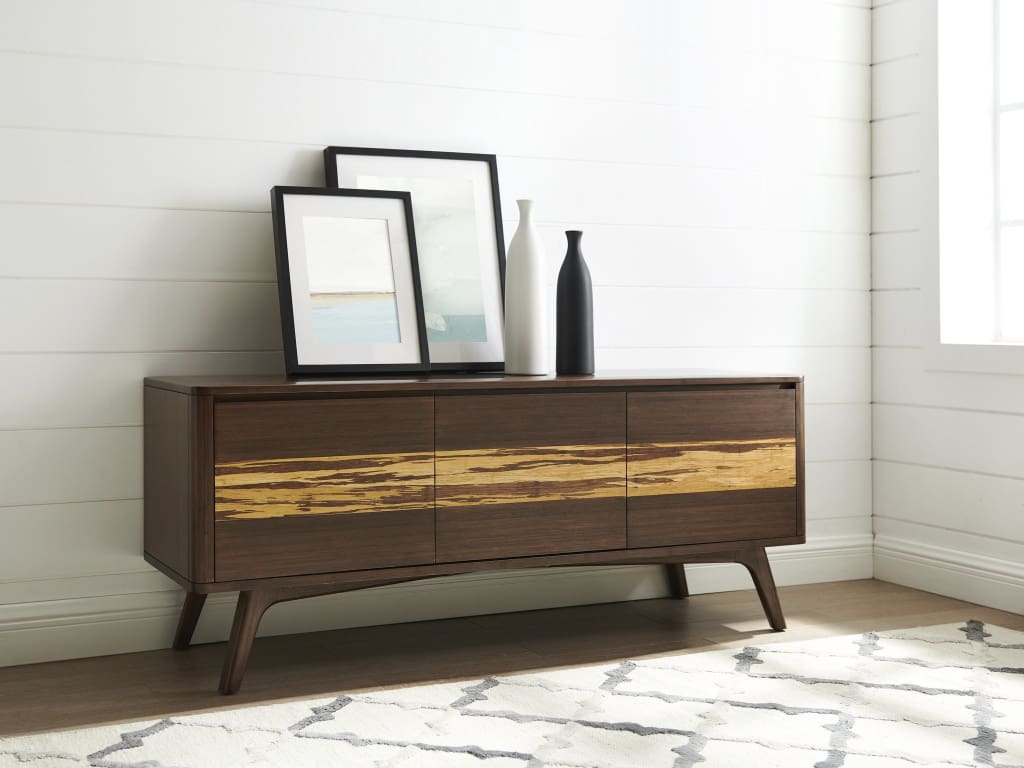 Eco Ridge by Bamax Ria 1 Drawer Nightstand, Caramelized