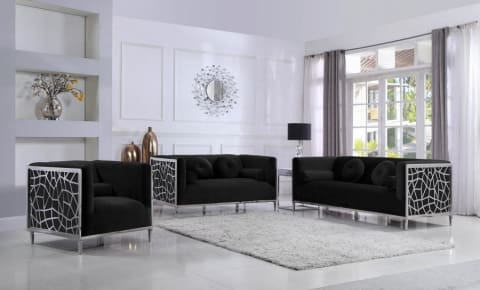 Meridian Furniture Opal Velvet Sofa