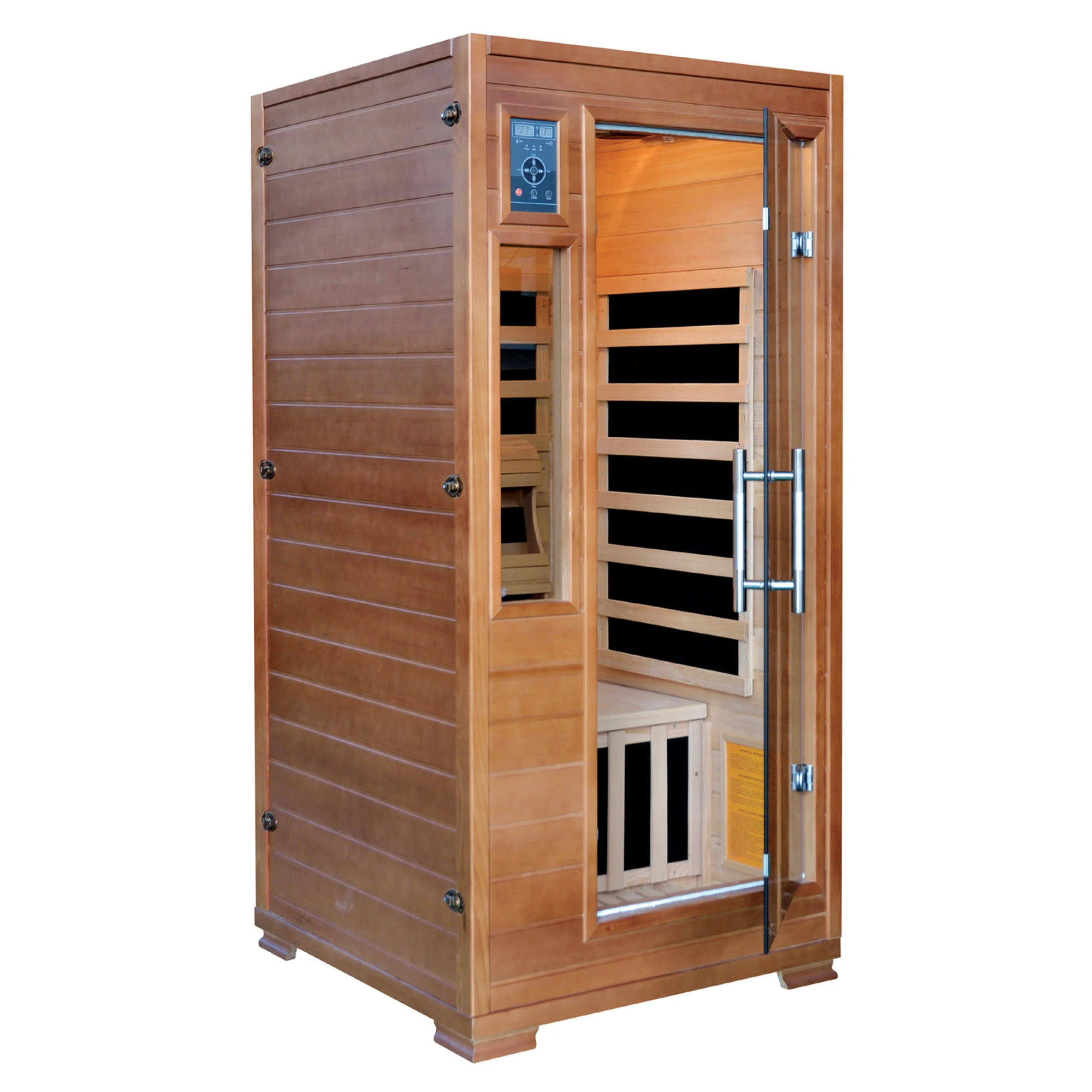 Blue Wave 1-2 Person Hemlock Infrared Sauna w/ 5 Carbon Heaters – Pool &  Lounge