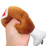 Chicken Leg Squeaky Plush Toy for Dogs