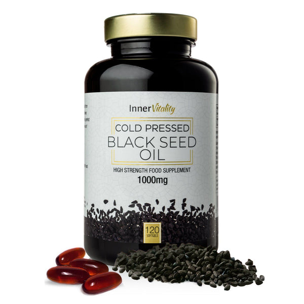Black Seed Oil Capsules Cold Pressed - Turmeric Vitality UK