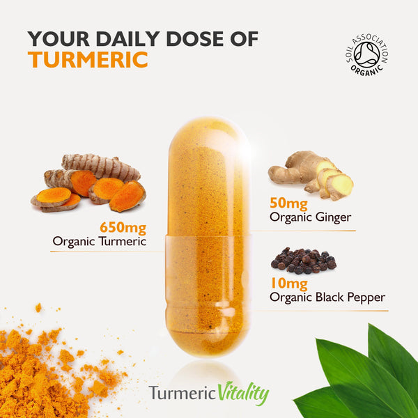 Organic Turmeric Capsules Turmeric Capsules with Black Pepper