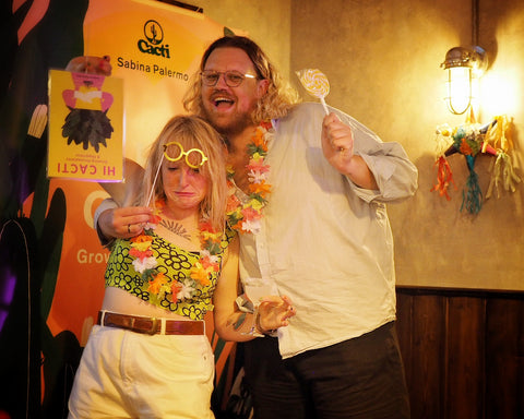 Hi Cacti book launch party The Joker Pub Brighton photo booth