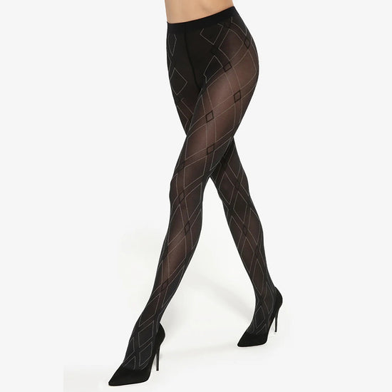 Black Brilliant Wet Look Glossy Shiny Black Opaque Tights at Ireland's  Online Shop – DressMyLegs