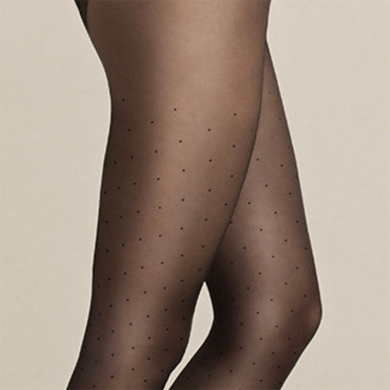 Polkadot Metallic Tights - Fiore - Hugs Your Body