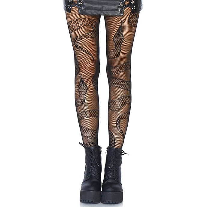 Snake Tights Sparkle Tights Snake Fishnets Rhinestone Tights Fishnet  Stockings Plus Size