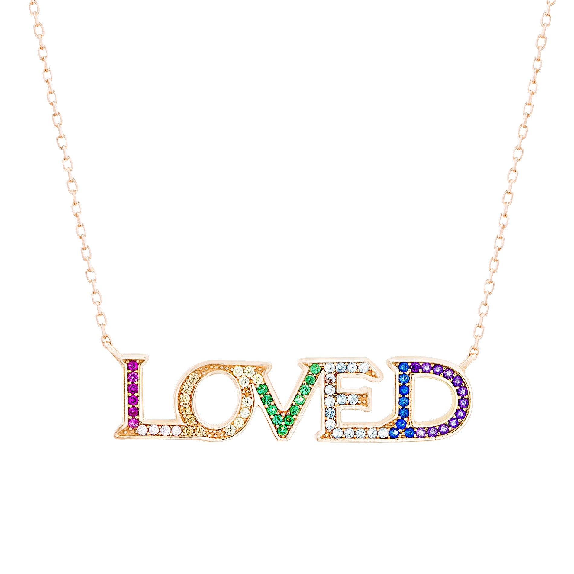 Rainbow Love Necklace 2024