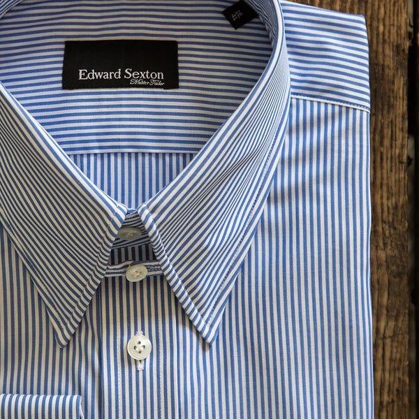 Edward Sexton Bengal Stripe Tab Collar Shirt - He Spoke Style Shop