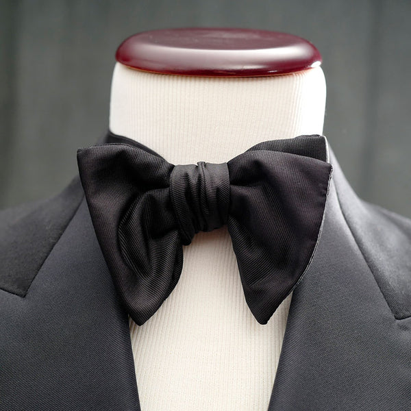 Modified Butterfly Bow Tie | Satin & Grosgrain | He Spoke Style Shop